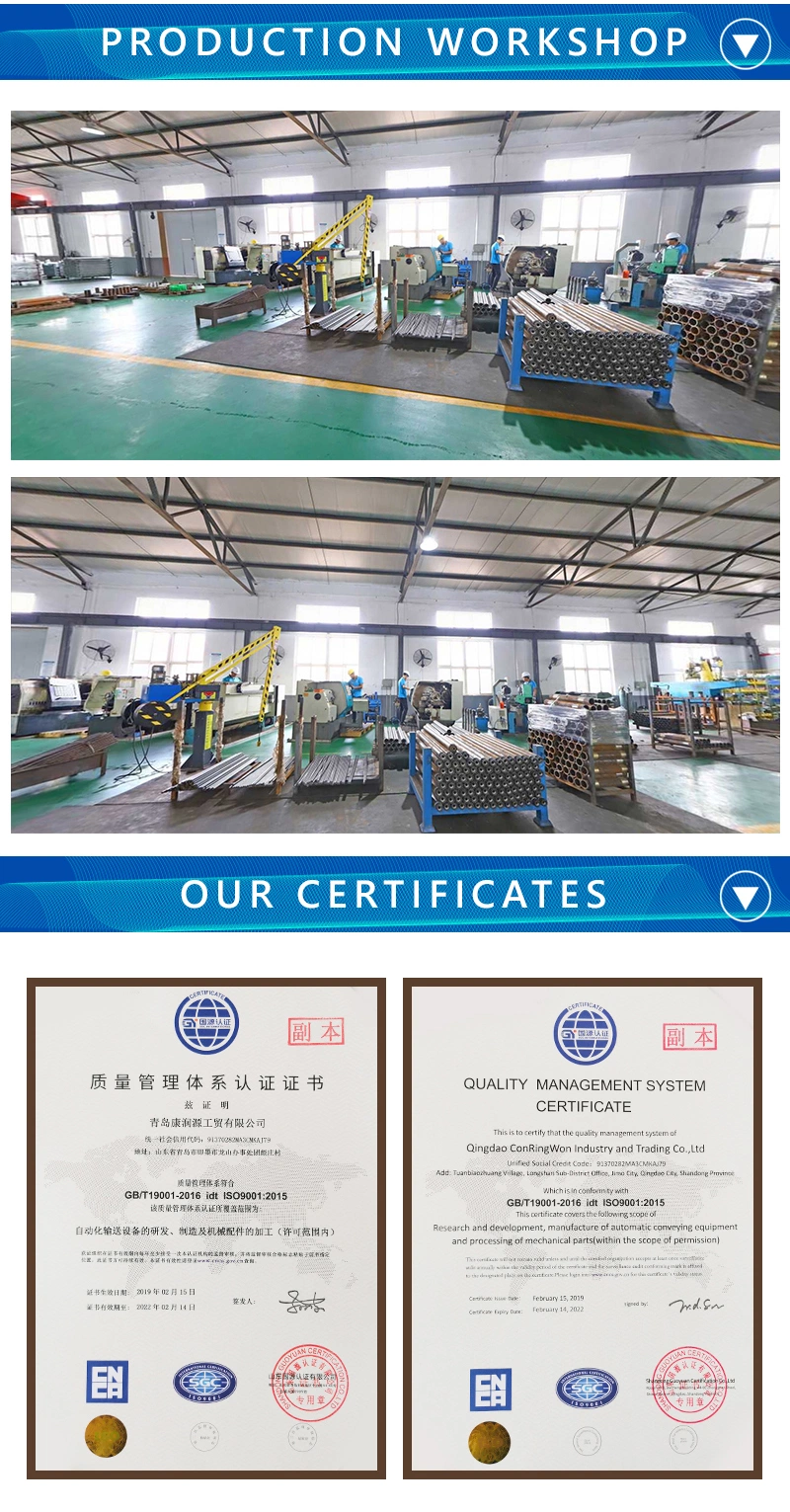 Professional Production 2020 OEM Conveyors Steel Roller for Transport Machine