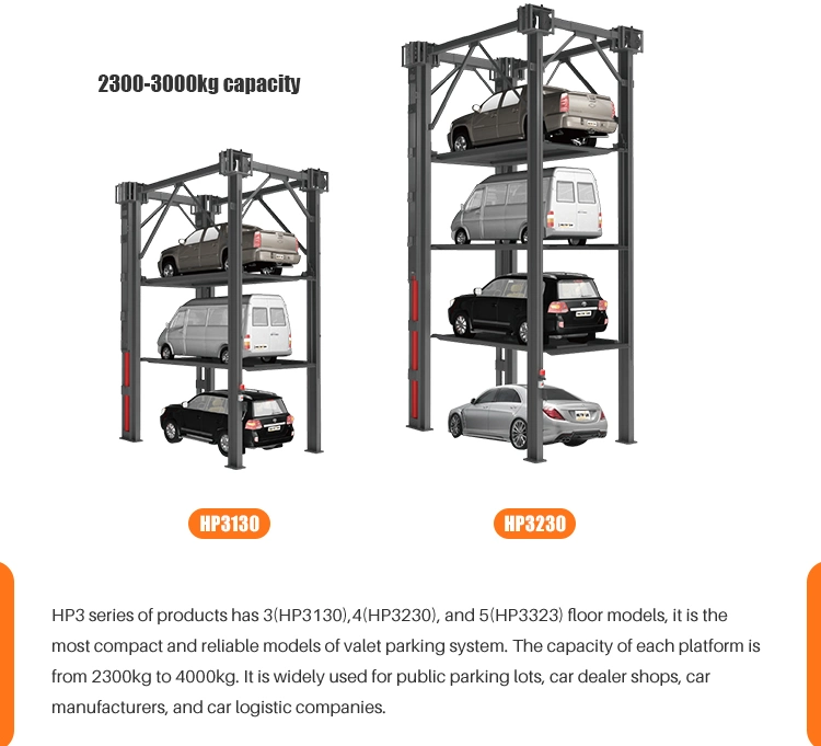 Vehicle Parking Equipment Car Park Lift Storage Device