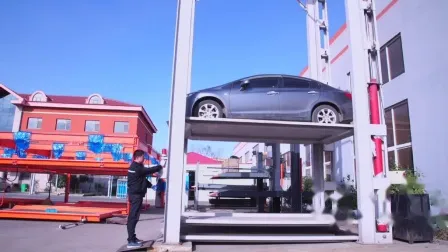 Dispositivo di stoccaggio per ascensore per parcheggio per veicoli